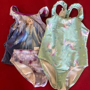Bundle of 2 Toddler Girls Swimsuit